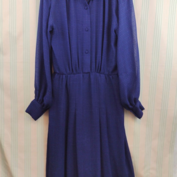 Robe chemise indigo