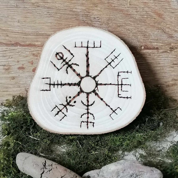 Vegvisir Talisman Wikinger Kompass für die Tasche