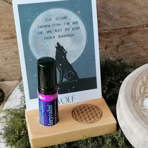 Aufsteller ätherische Öle ätherische Öle  Ständer Karten Ständer Roll on zb für Doterra Tageskarte Tarot  Blume des Lebens