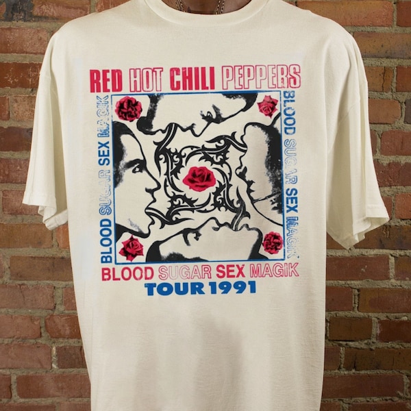 Red Hot Chili Peppers 90’s Vintage Style Unisex T-Shirt, Red Hot Chili Peppers Rock Band 2023 Tshirt Sweatshirt Hoodie Unisex