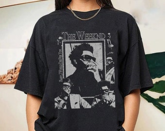 Vintage The Weeknd Tshirt The Weeknd  Shirt Hip-Hop Music Shirt   Starboy   After Hours Album  The Weeknd Merch Cotton Tee