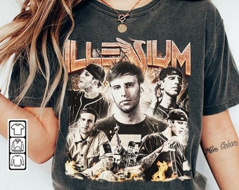 Illenium Music Shirt, Illenium DJ Live World Tour 2023 Vintage 90s Y2K Sweatshirt, Illenium DJ Gift For Fan Unisex Gift Hoodie