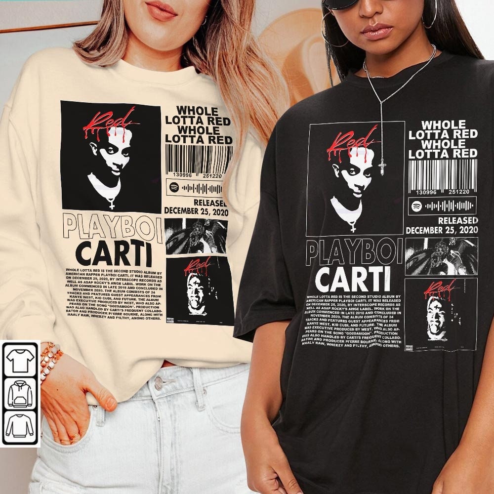  ASAP Playboi Carti T-Shirt Men's Vintage Graphic Print