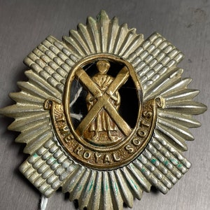 Ww1 Royal Scots Cap Badge