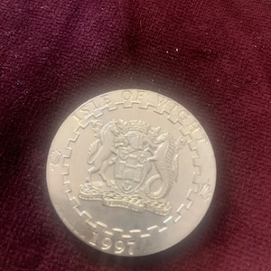 1997 Britannia coin 1954 Cowes Isle of Wight