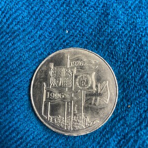 Queen Elizabeth 70year 5 pound coin