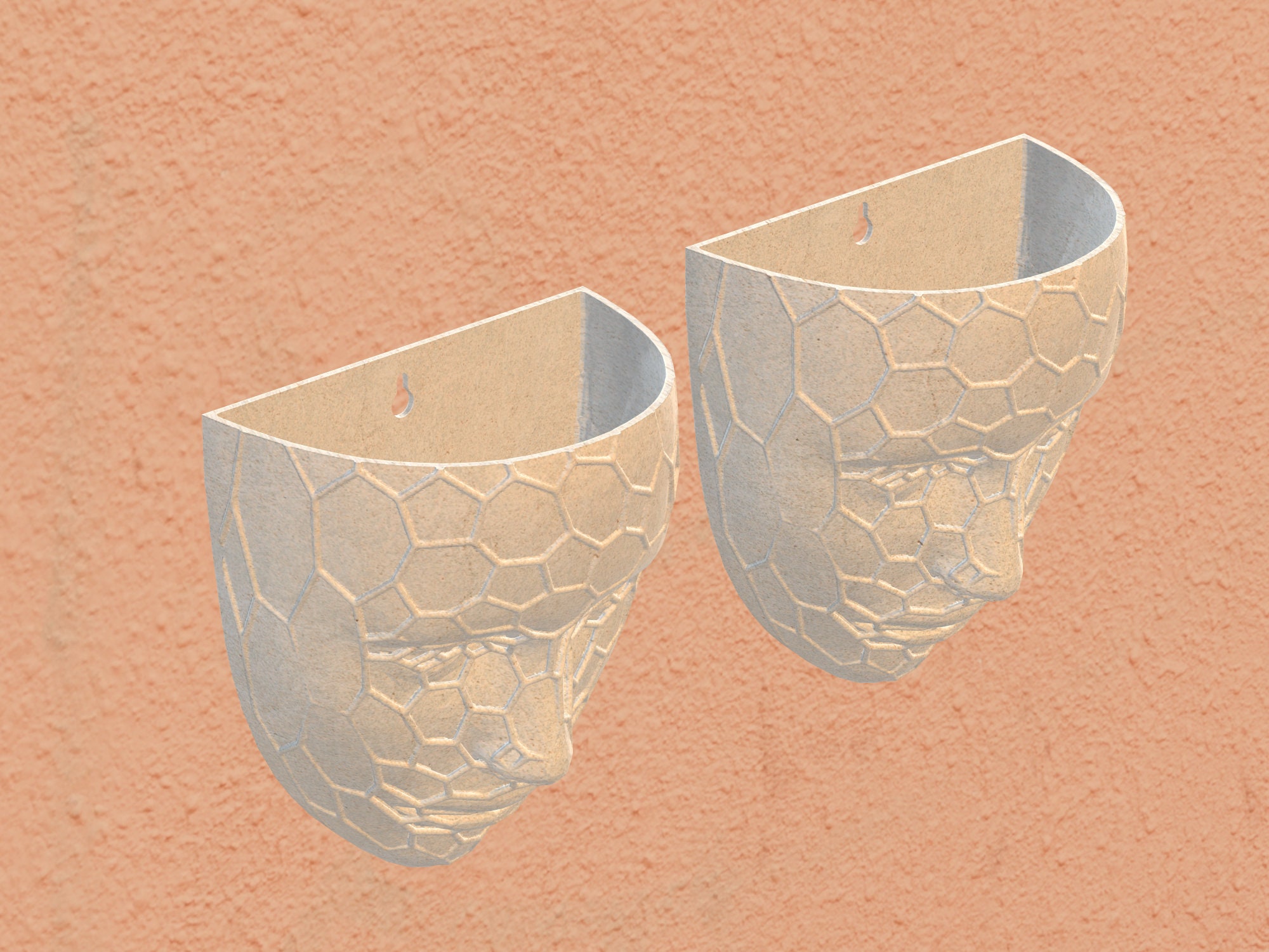 Wall Planter STL FILE, Stl File for 3D Printer, Head Planter With