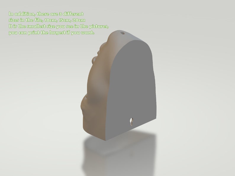 Head Planter STL FILE, Stl File for 3D Printer, Without Dranaige and