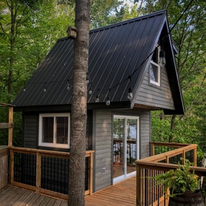 Easy Build Cabin bunkie playhouse - instant download cabin plans