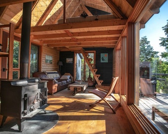 The OG RavenHouse Cabin - 490 sq ft - instant download plans