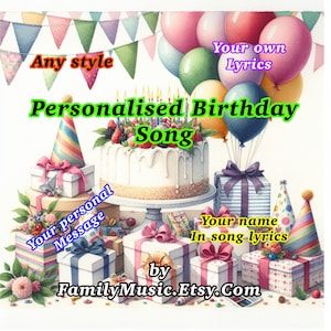 Canción de cumpleaños personalizada