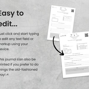 May include: A black and white printable journal page with the title "Plan for a Different" and the text "What I want to accomplish today" with a checklist. The page also includes the text "Today I feel" with a space for writing and the text "Things I am grateful for" with a space for writing.