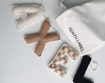 Personalized Crochet Name Garland: Baby Shower Nursery Decor