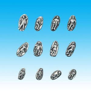 15 mm moderna civila offer för krigsspel och rollspel