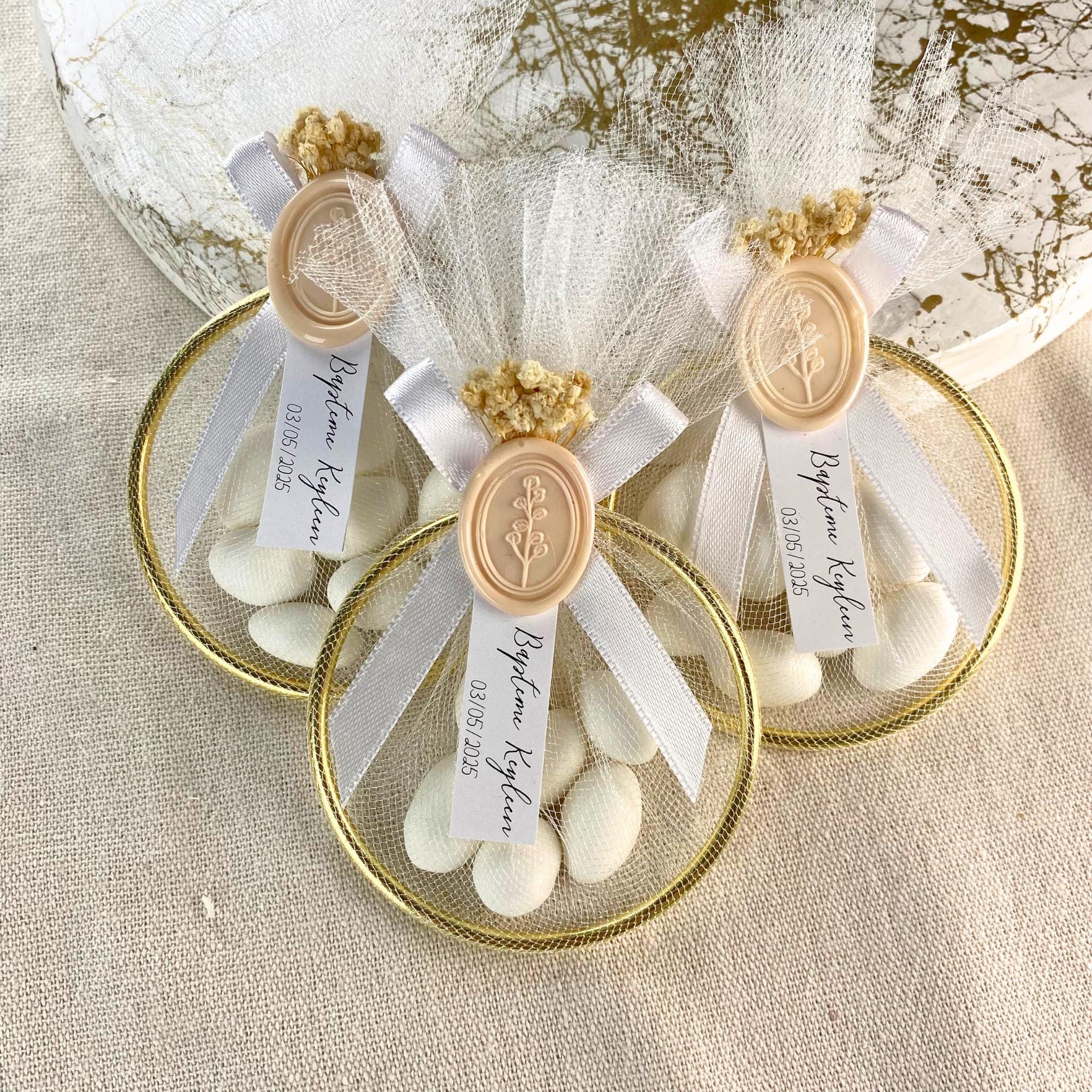 Personalized Almond Candy Favors: Wedding, Baptism, Shower Gift