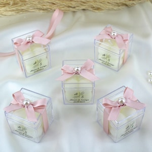 Personalisierte Perle Bubble Candle Favors: Hochzeit, Henna, Taufe Geschenk