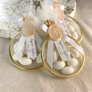 Regalo personalizzato di caramelle alle mandorle in grandi quantità. Bomboniera per gli ospiti, regalo per il battesimo, regalo di caramelle alle mandorle, bomboniere di fidanzamento, bomboniere per baby shower