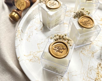 Personalized Wedding Candle Gifts for Guest, Engagement, Henna and Nikkah Favors, Bubble Candle Wedding Favors, Baptism Candle Favors