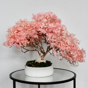Japanse kersenbloesemboom, nepkersenbloesem, kunstmatige bonsai, sakura, roze decor, Japans decor, lentedecor