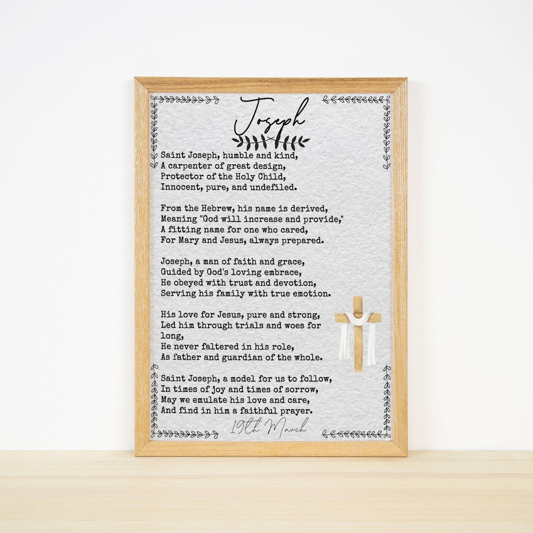 Printable Joseph Poem Name Poem Digital Poem Saint Joseph printable-joseph-poem-name-poem-digital-poem-saint-joseph