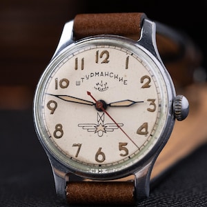 Vintage Sturmanskie Authentic Type 2, Gagarin&#39;s watch, Military watch, Mechanical watch, Aviators and Astronauts watch, Collectible watch