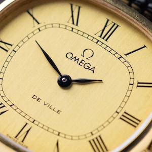 Omega De Ville, orologio vintage di lusso svizzero, federa a cuscino, rif. 111.0133 del 1977, prodotto in Svizzera, raro orologio antico, regalo per lui.