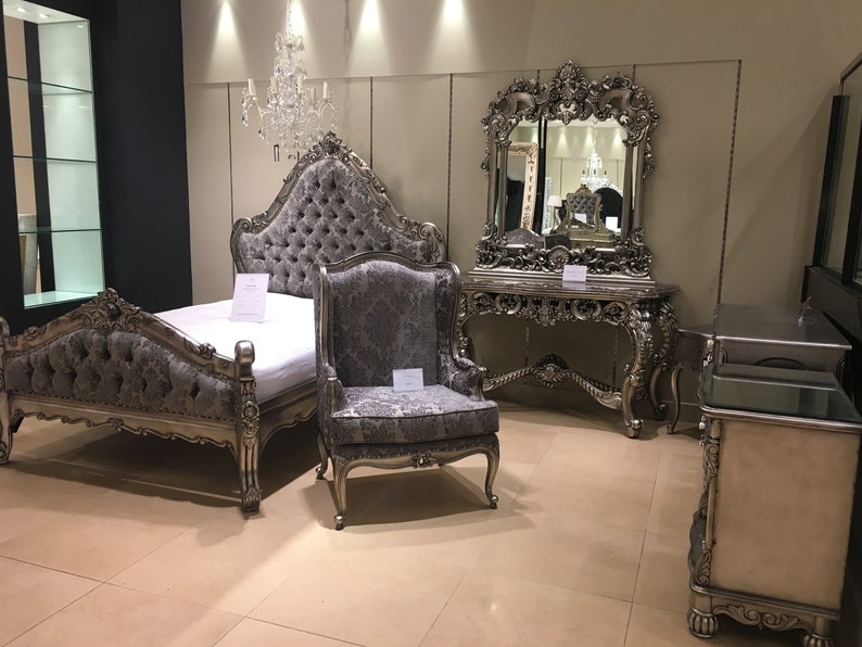 Luxurious High Quality Ornate Solid Mahogany Beautifully Hand Painted ...