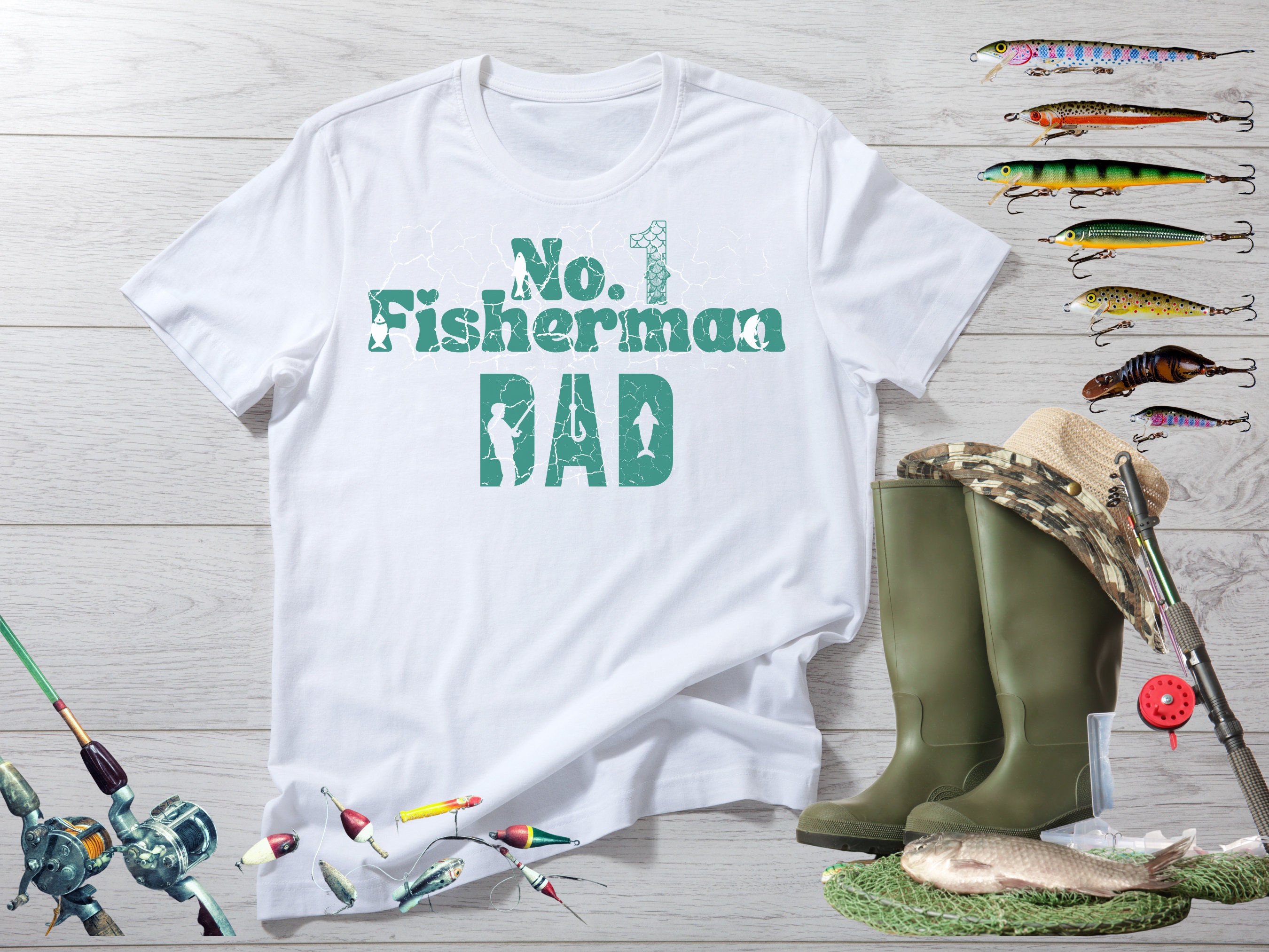 Best Dad Birthday Gift, Fisherman Dad T-shirt, Fishing Gifts for Men, Dad  Fishing Shirt, Fathers Day Gifts, Christmas Gift From Kids 