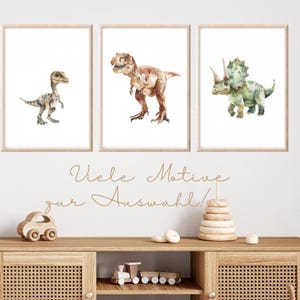 Poster Junge Dinosaurier Kinderzimmer Deko Wandbild Dinosaurier Kinderzimmer Junge Dino Bilder Kinderzimmer Junge Dinosaurier Geschenk