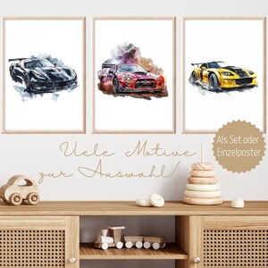 Poster Junge Rennauto Kinderzimmer Deko Wandbild Rennauto Kinderzimmer Junge Auto Bilder Kinderzimmer Junge Rennauto Geschenk Rennwagen