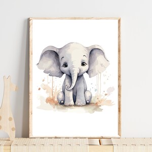 Poster Safari Kinder Wanddeko Kinderzimmer Safari Wandbild Kinderzimmer Safari Bilder Kinderzimmer Safari Geschenk Babyparty Löwe Poster