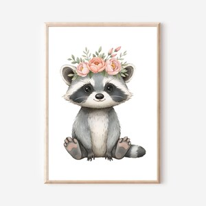 Kinder Poster Waldtiere Set Bilder Kinderzimmer Waldtiere Wanddeko Poster Kinderzimmer Waldtiere Babyzimmer Deko Geschenk Geburt neutral