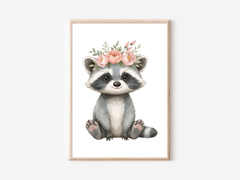 Kinder Poster Waldtiere Set Bilder Kinderzimmer Waldtiere Wanddeko Poster Kinderzimmer Waldtiere Babyzimmer Deko Geschenk Geburt neutral