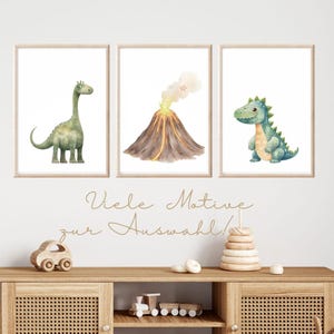 Poster Junge Dinosaurier Kinderzimmer Deko Wandbild Dinosaurier Kinderzimmer Junge Dino Bilder Kinderzimmer Junge Dinosaurier Geschenk