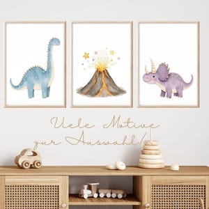 Poster Junge Dinosaurier Kinderzimmer Deko Wandbild Dinosaurier Kinderzimmer Junge Dino Bilder Kinderzimmer Junge Dinosaurier Geschenk