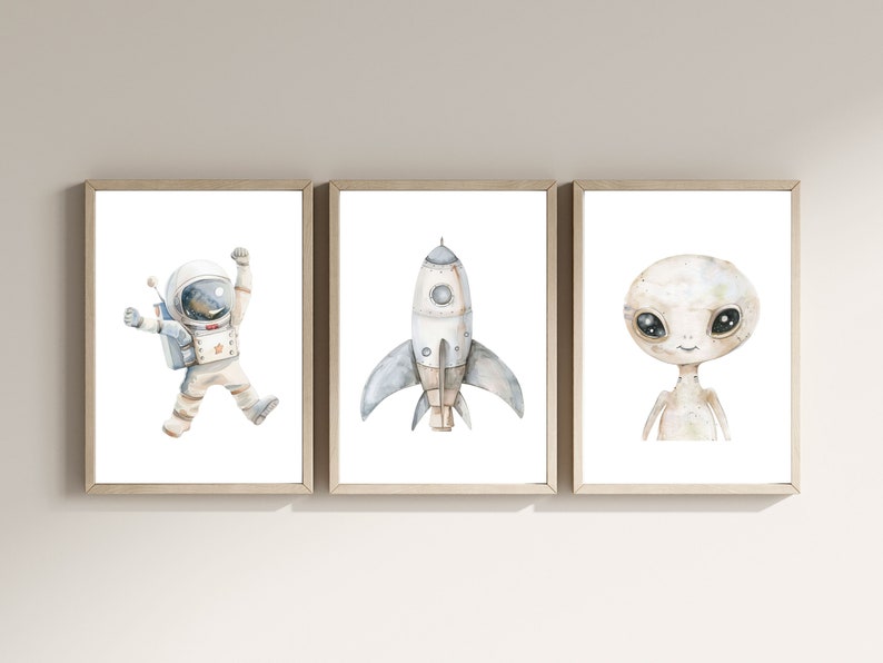 VICASKY Astronaut Foto Clip - Süße Harzfigur Für Fotos & Notizen | Weltraum Deko Für Schreibtisch