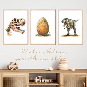 Poster Junge Dinosaurier Kinderzimmer Deko Wandbild Dinosaurier Kinderzimmer Junge Dino Bilder Kinderzimmer Junge Dinosaurier Geschenk