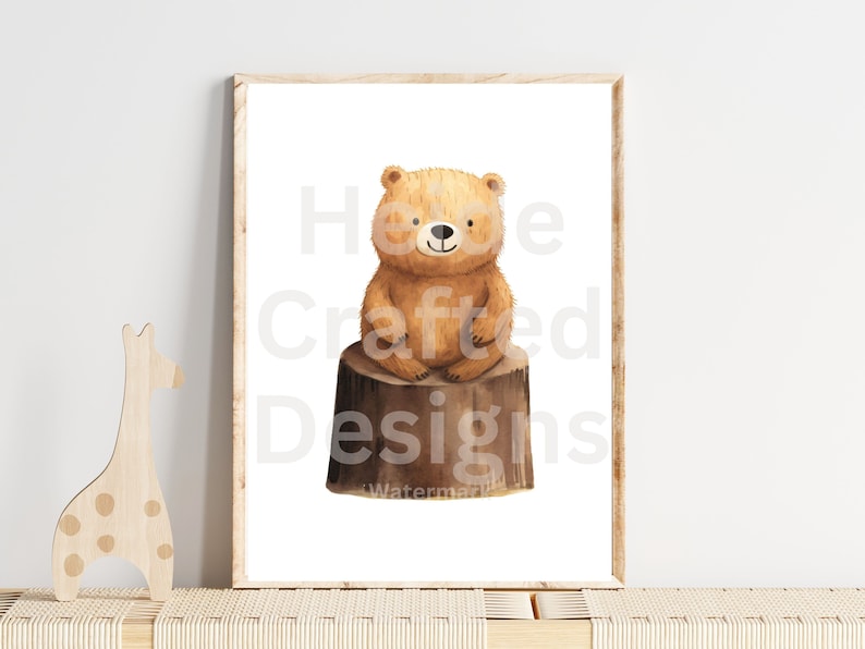 Poster Waldtiere Kinder Set Bilder Kinderzimmer Waldtiere Wanddeko Poster Kinderzimmer Waldtiere Babyzimmer Deko Geschenk Geburt neutral