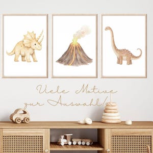 Poster Junge Dinosaurier Kinderzimmer Deko Wandbild Dinosaurier Kinderzimmer Junge Dino Bilder Kinderzimmer Junge Dinosaurier Geschenk