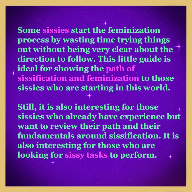 Sissy Feminization Guide 20 Steps to Sissification (PDF File, Ebook