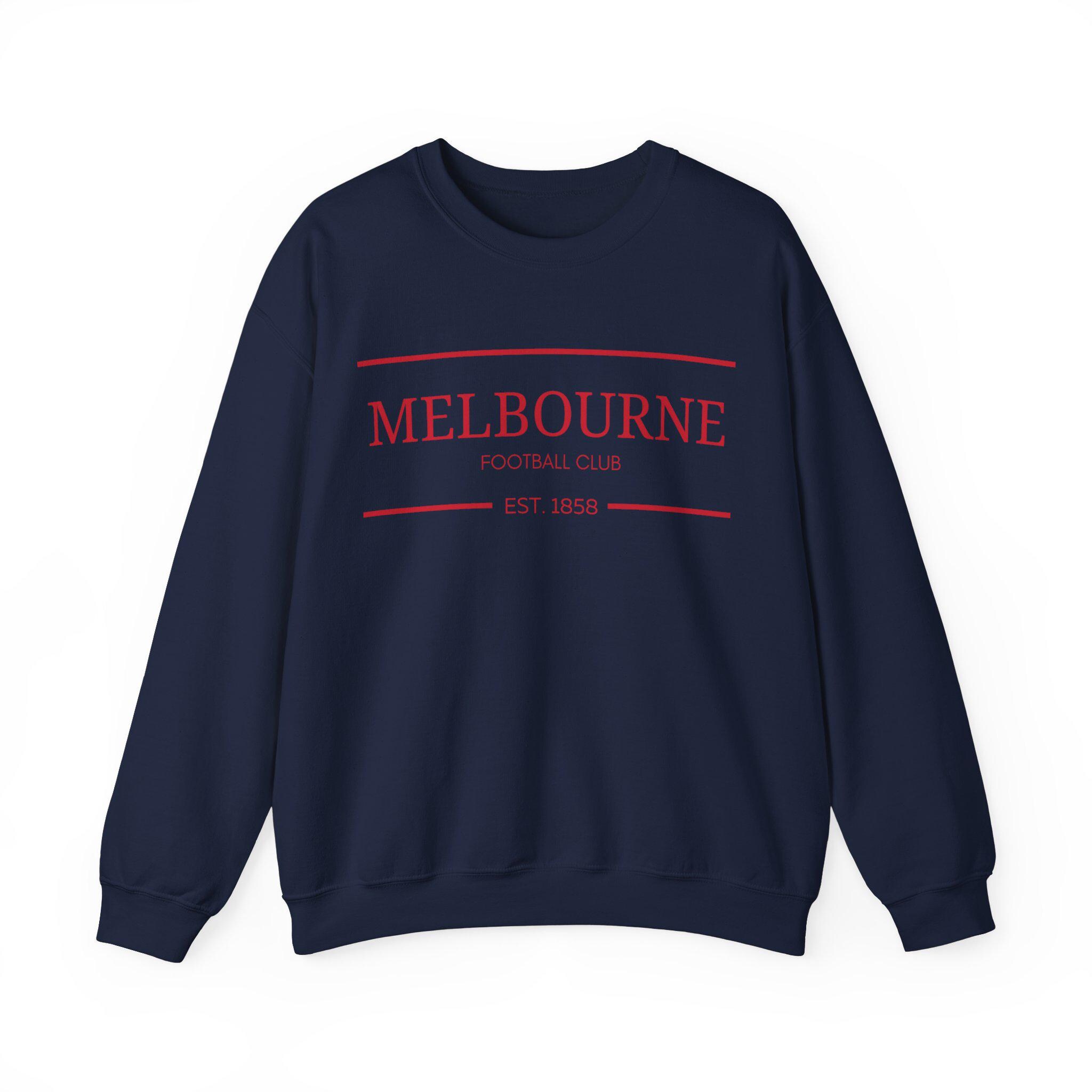 AFL Heritage Crewneck Sweat MELBOURNE DEMONS Australian Rules Football Wafl Sanfl Vfl Go Dees Melbourne Footy Etsy Ireland