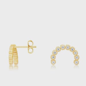 14k Solid Gold Gold Minimalist Piercing Hoop, Dainty Ear Piercing Jewelry, Tiny Cartilage Helix Stud, Dainty Helix Cartilage Piercing