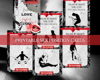 Naughty Love Coupons with Sex Positions, Sex coupons, Naughty Couple games, Sex ideas, Gift for him, Sex games, Adult games Kinky game cards