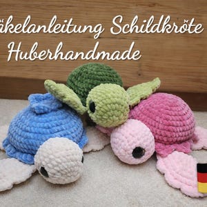 Crochet pattern for turtle in German