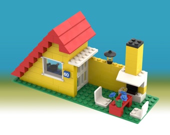 Small Cottage Lego Vintage Alternate Build  - Digital Instructions Only