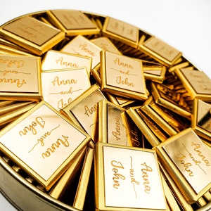 50 napolitains miroir argenté ou doré, chocolat, plexiglas chocolat, chocolat au lait doré ou argenté napolitain, mini chocolat