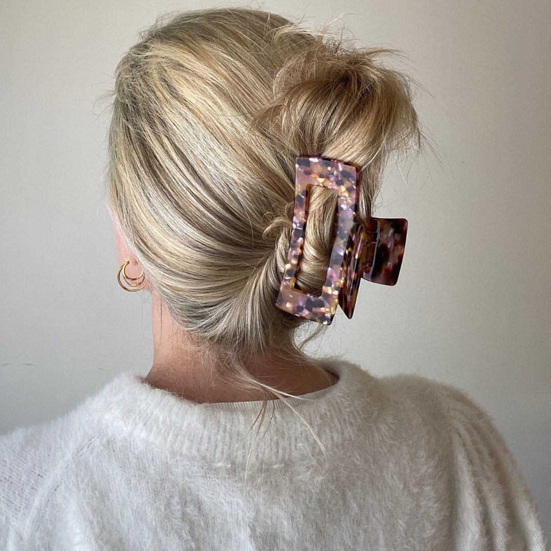 Cuhair Haarklammer Für Frauen – Einfaches Design, Für Dicke Oder Dünne Haare (Farbe C-1)