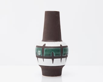 VEB STREHLA, chimney vase, East German mid-century ceramic, EGP, vintage pottery, mid-century pottery, 1960s, mcm