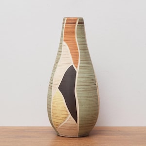 ECKHARDT Keramik, naoorlogs aardewerk, W.-Duitsland, VINTAGE CERAMIC, mcm, midden van de eeuw, jaren 1950, keramische vaas