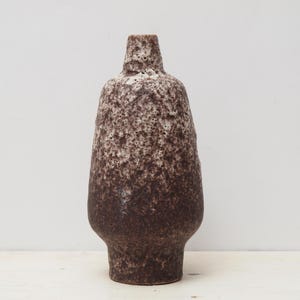 RUSCHA, ceramic vase, form 826, design Kurt Tschörner, VINTAGE pottery, MCM, West Germany, 1960s, fat lava.